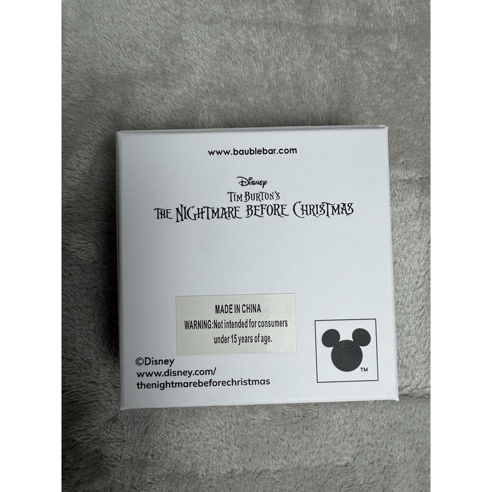 Disney x BaubleBar Jack Skellington Pearl-Accent Stud Earrings New in Box - Picture 5 of 5